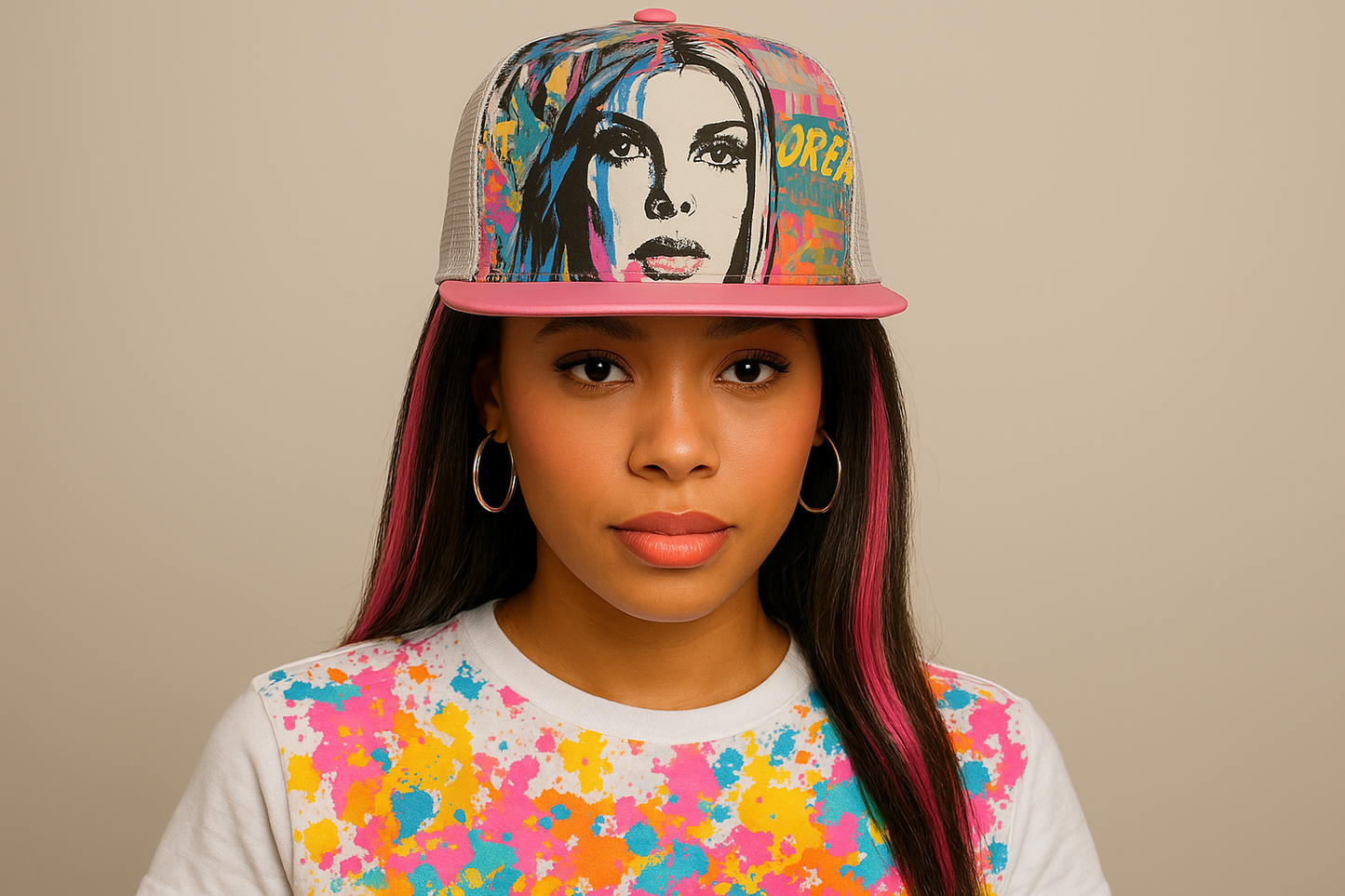 ladies Box Mesh Hat