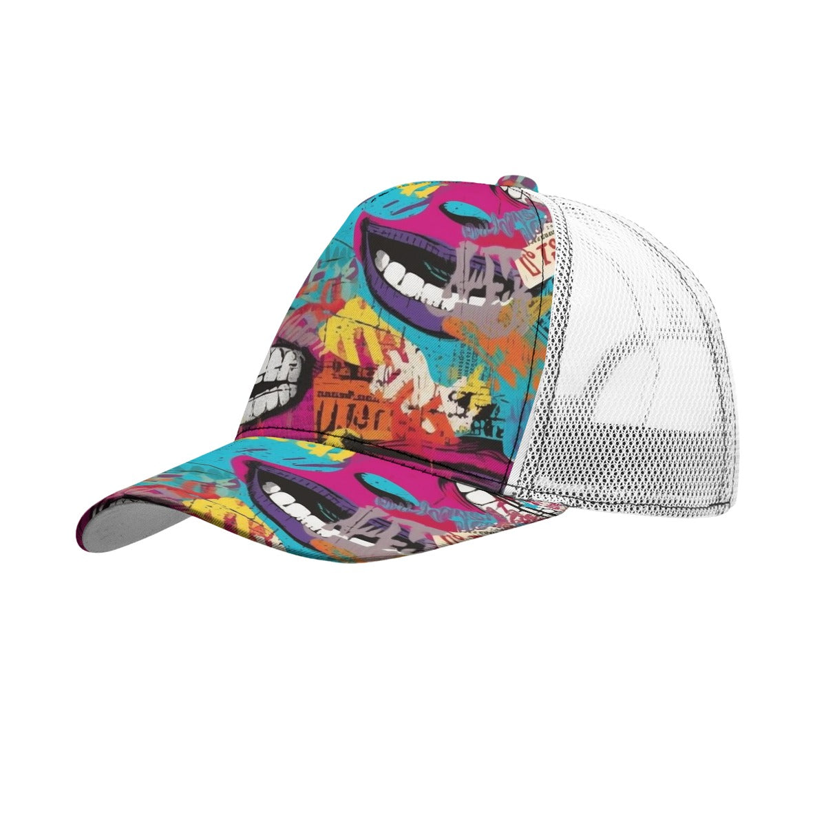 Street Vibes Mesh Cap 🎨🧢 | Bold, Loud & Fearless