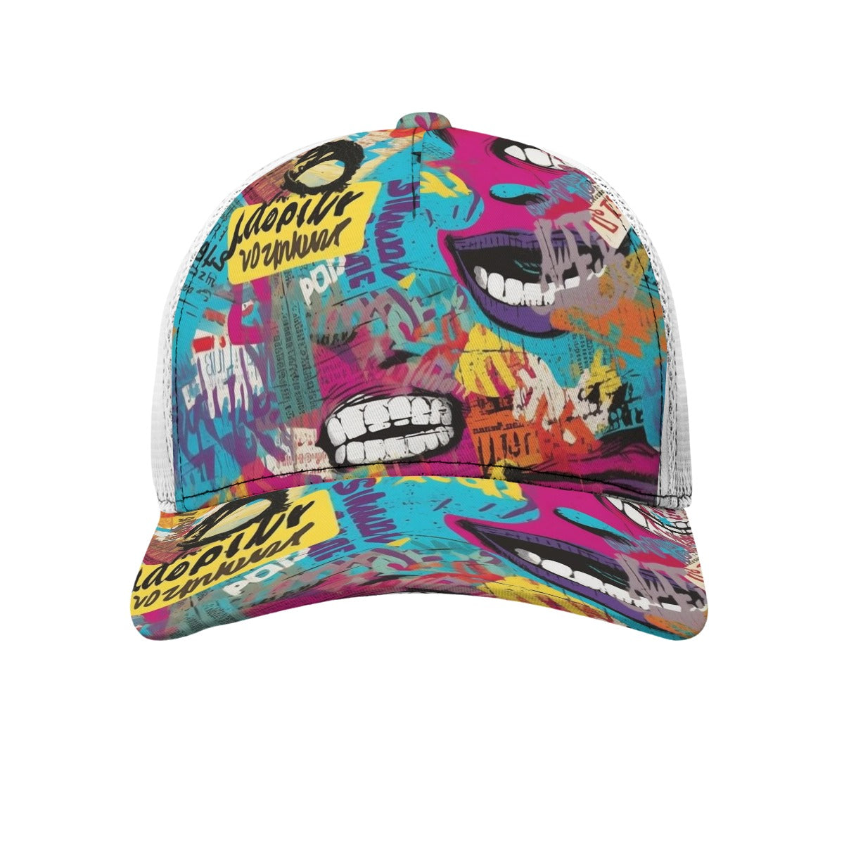 Street Vibes Mesh Cap 🎨🧢 | Bold, Loud & Fearless
