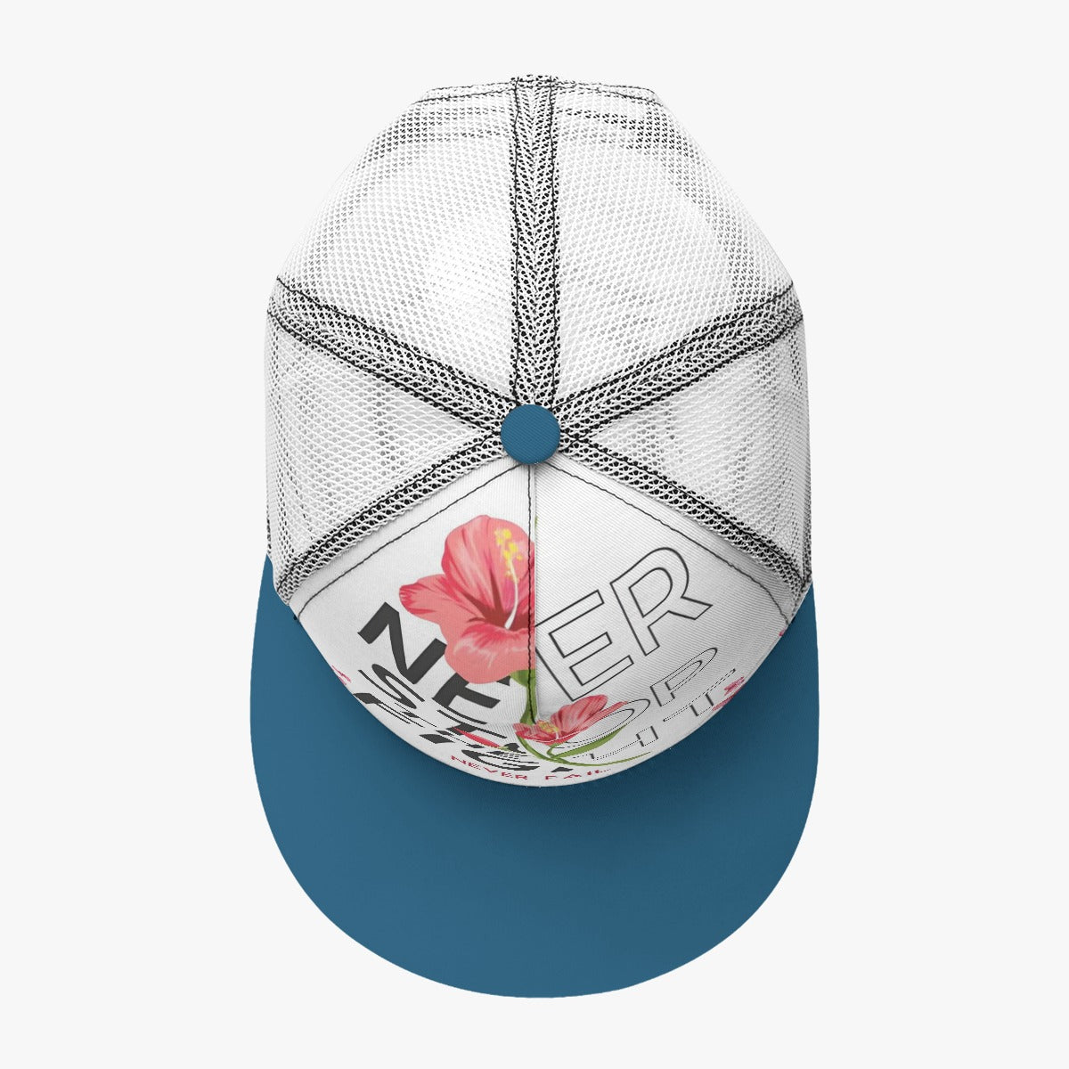 🧢 Classic Flat-Brimmed Mesh Cap 🧢