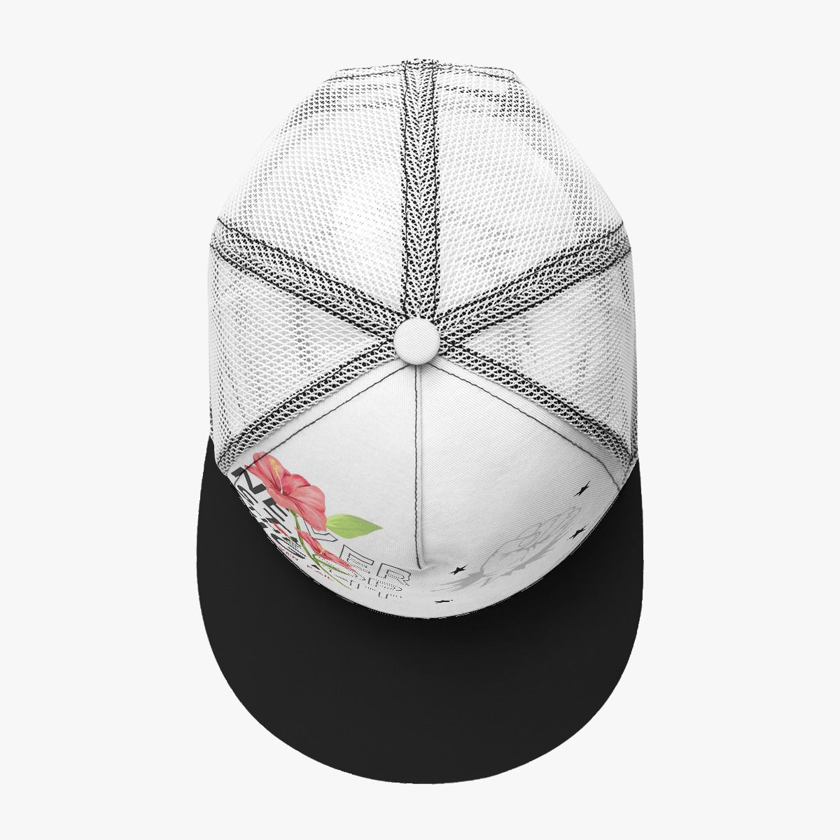 🧢 Flat-Brimmed Mesh Cap 🧢