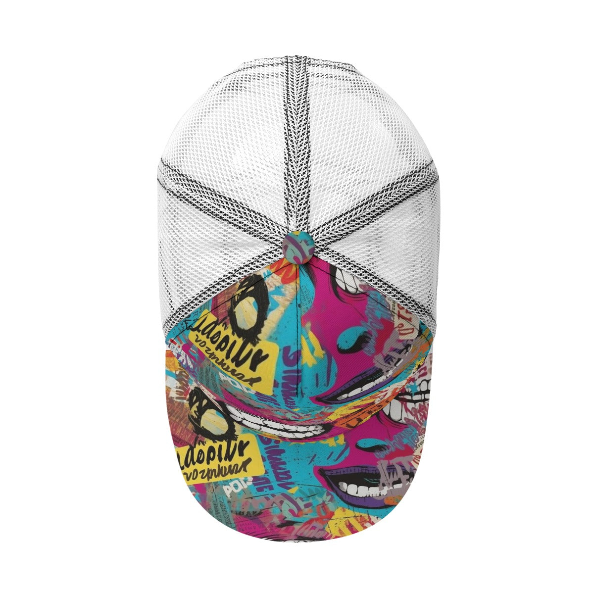 Street Vibes Mesh Cap 🎨🧢 | Bold, Loud & Fearless