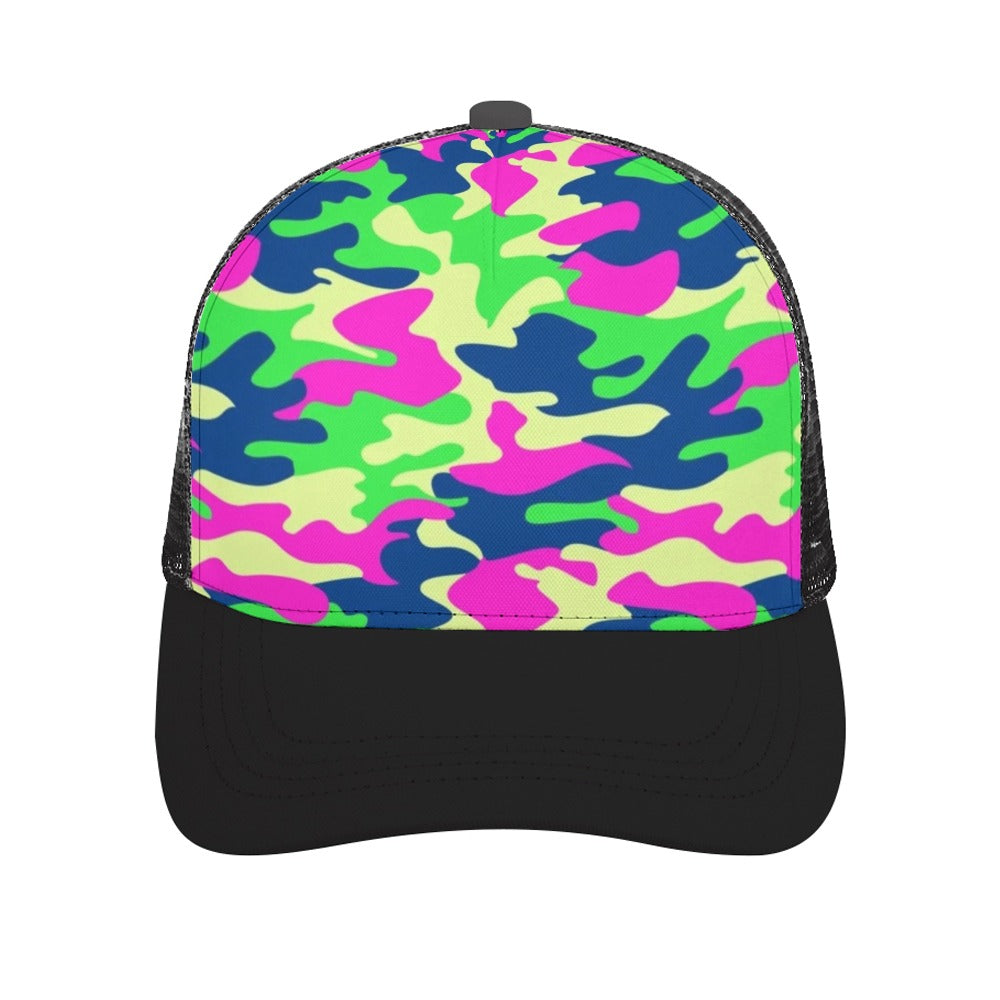 Baseball Cap Bent glue rear hollow (multi-color optional)