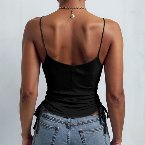 All-over Print Drawstring Camisole